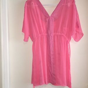 Pink maternity top